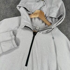 Lululemon Hoodie Mens XL Gray 1/4 Zip Pullover Lightweight Athletic Stretch